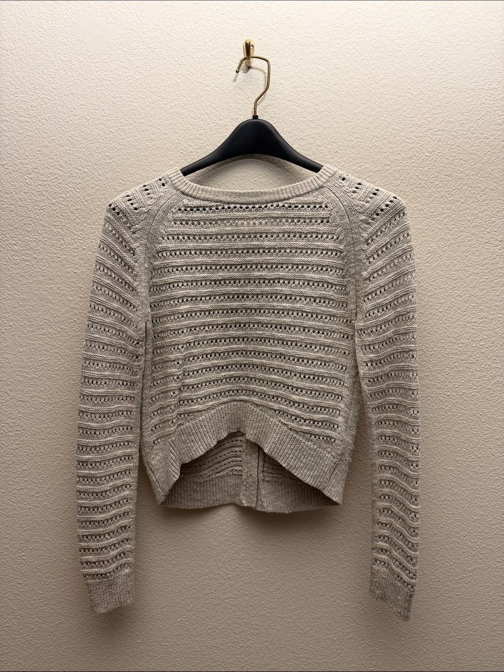 Moth Cream Crewneck Sweater